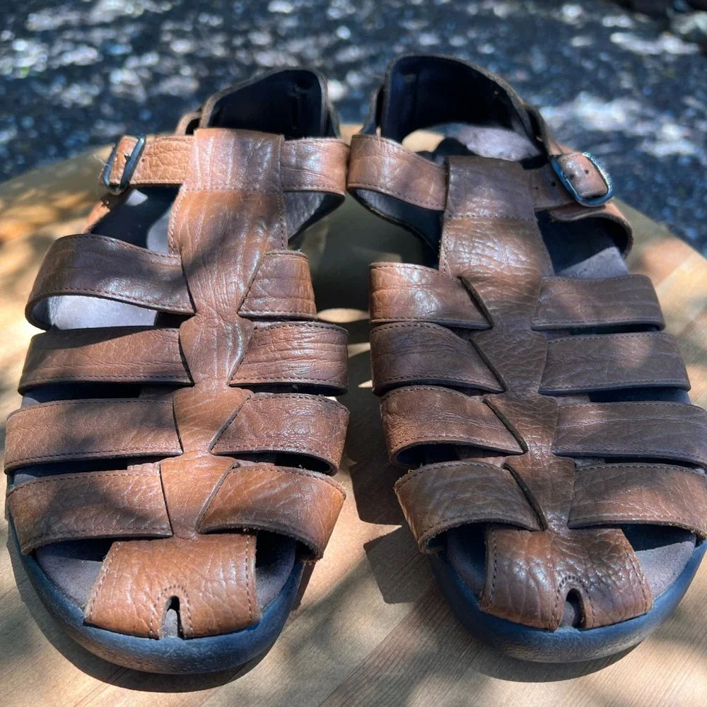 Mens Mephisto fisherman sandals - size 44 - Picture 1 of 8